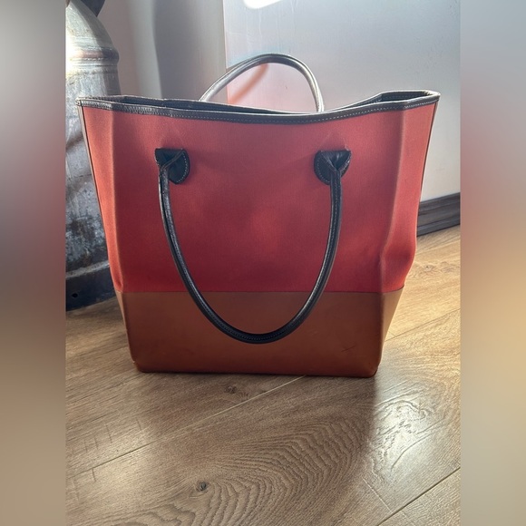 Lands End Waterproof Canvas Tote Bag - Picture 2 of 9